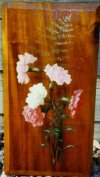 Carnations on Wood