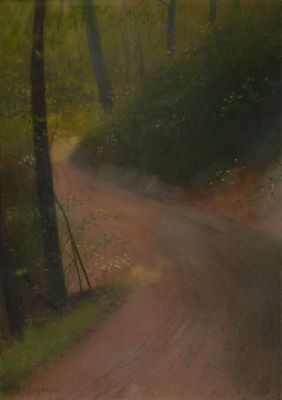 Country Road Pastel, 1900