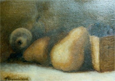 Still Life in Pears and Grapes