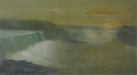 Sunset Over Horseshoe Falls